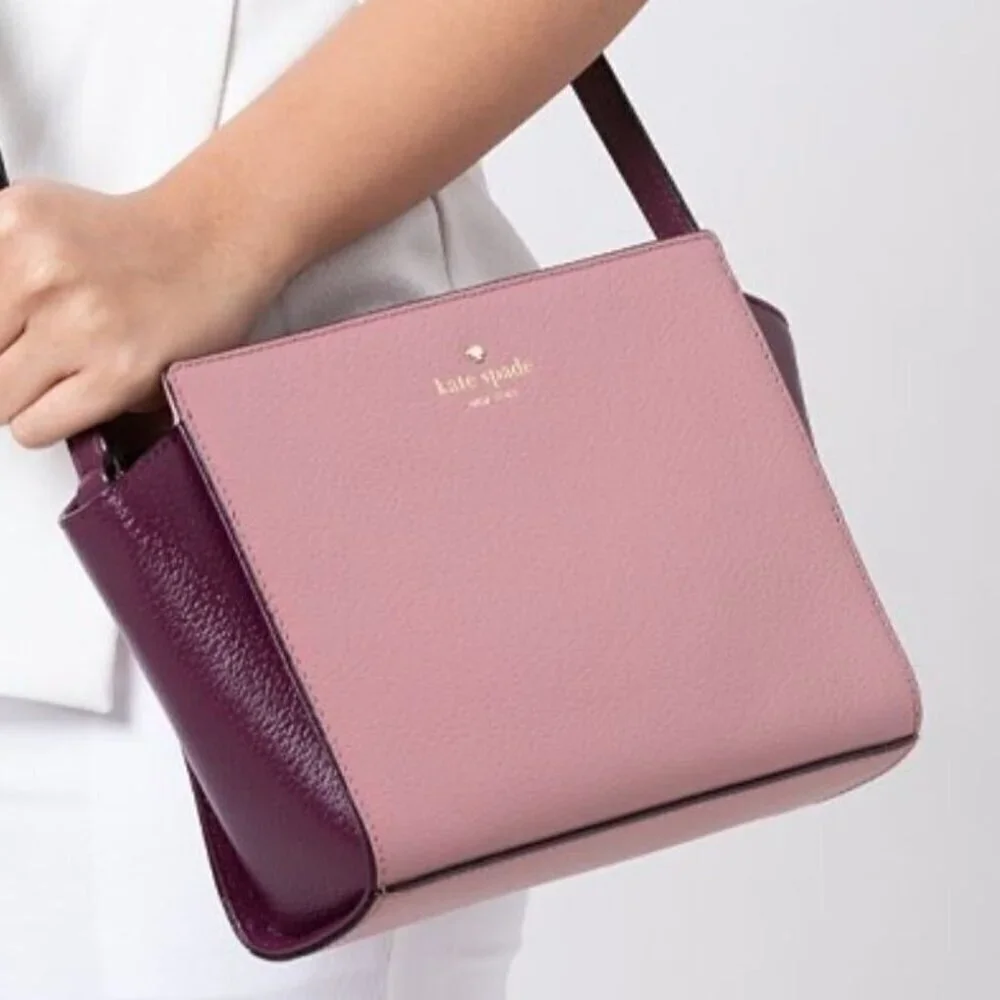 Kate Spade Two-Tone Grand Street Colorblock Hayden Crossbody